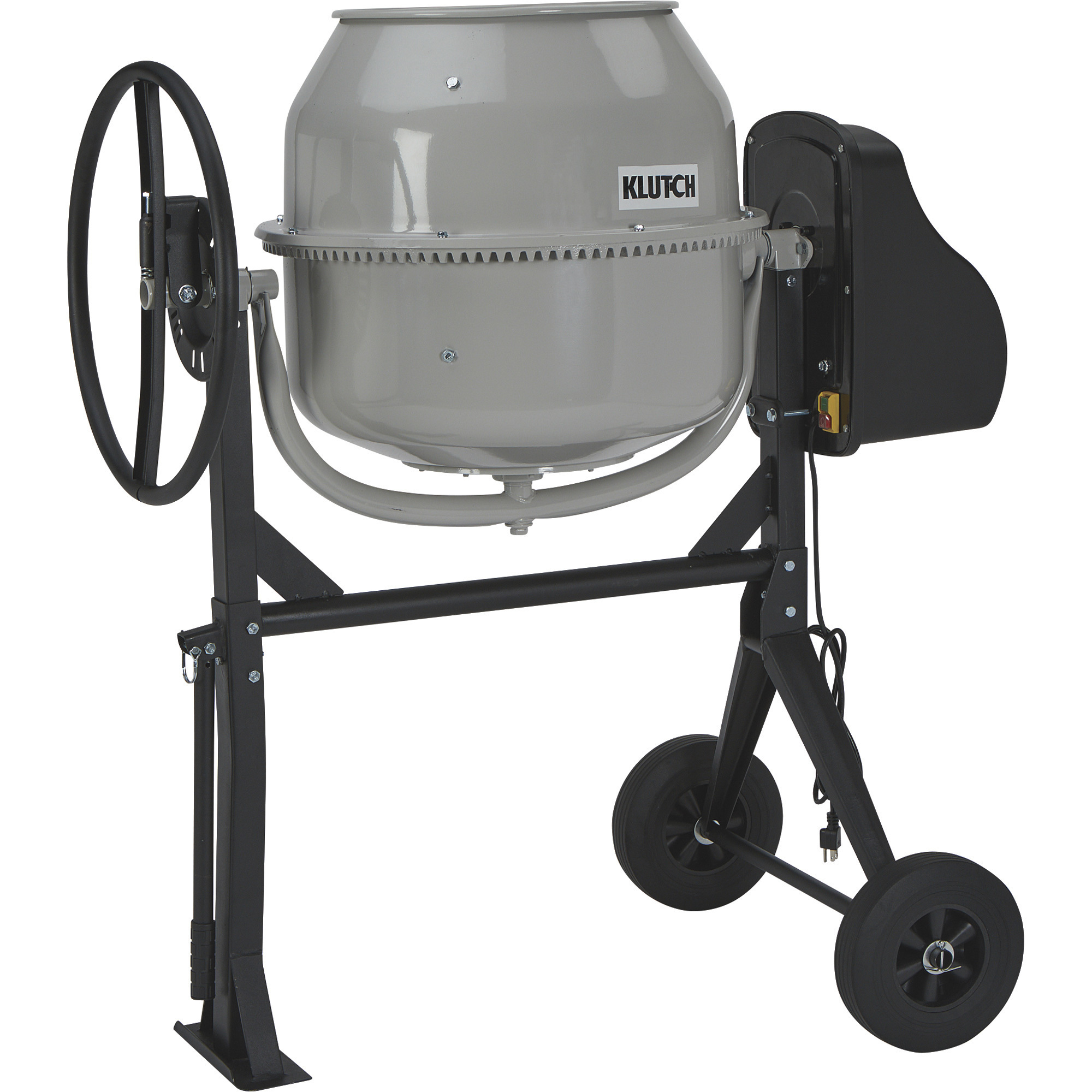 Klutch Portable Electric Cement Mixer, 4.25 Cu. Ft. Drum Northern Tool